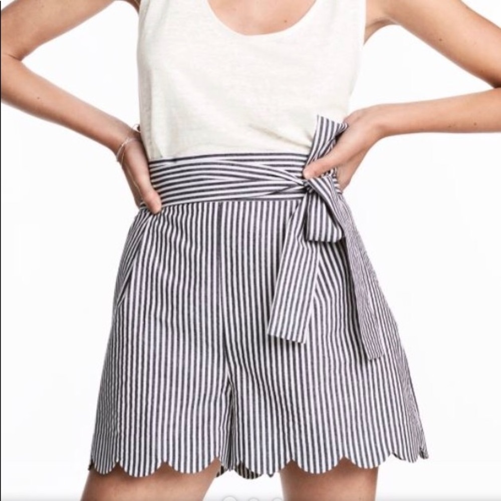 H&M Seersucker Shorts